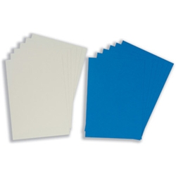 5 Star Leather Grain Covers Blue [Pack 100]